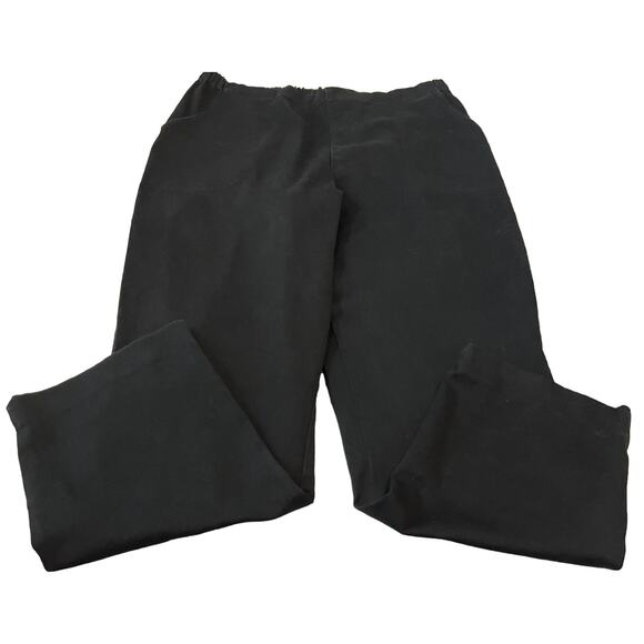 CROFT & BARROW HI-RISE STRAIGHT LEG PULL-ON KHAKI PANTS, WOMENS, XXL, BLACK - Picture 6 of 9